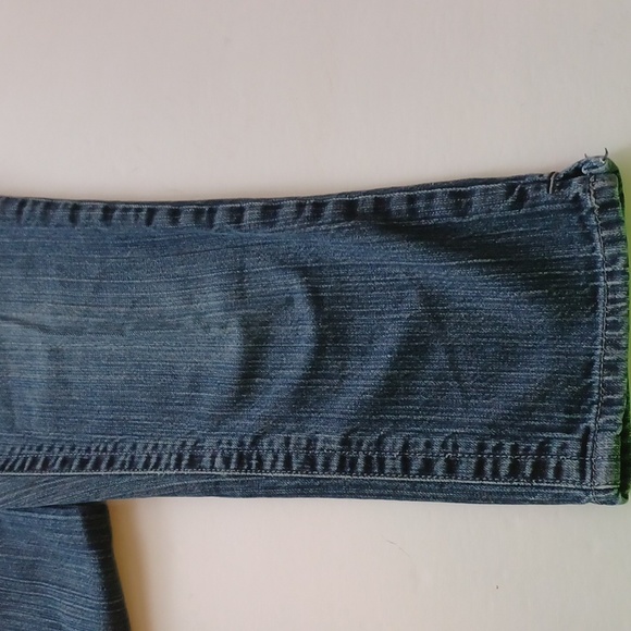 Chico's platinum blinged pockets dark stretchy jeans size 0.5 (6) - Picture 2 of 8